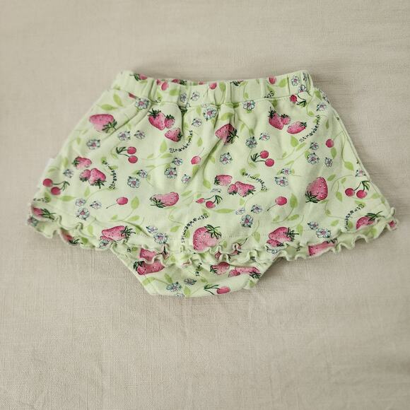 Vintage Other - Vintage Strawberry/Floral Skirt/Shorts 12 months